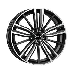 Mak Wheels – VIER – Black – 17″x7″ 38mm – Summer Wheels – F7070VXBM38PE2X